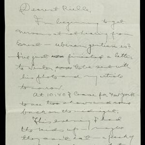 a page of handwritten text