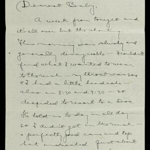 a page of handwritten text