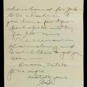 a page of handwritten text