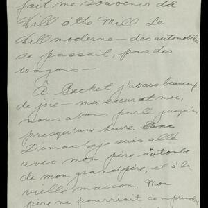 a page of handwritten text