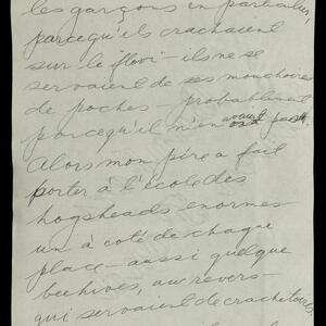 a page of handwritten text