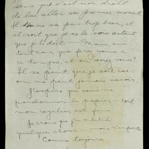 a page of handwritten text