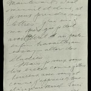 a page of handwritten text