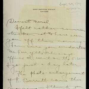 a page of handwritten text