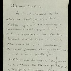 a page of handwritten text