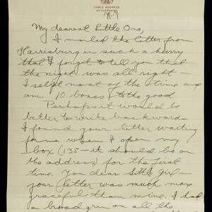 a page of handwritten text