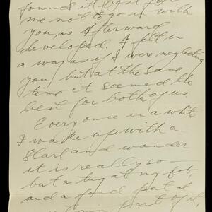 a page of handwritten text