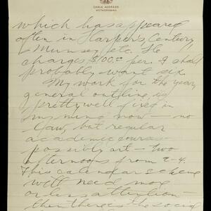 a page of handwritten text