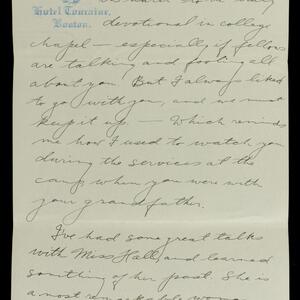 a page of handwritten text