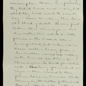 a page of handwritten text