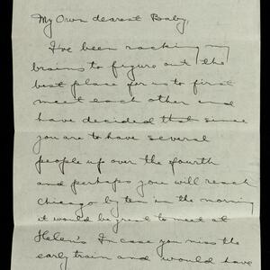 a page of handwritten text