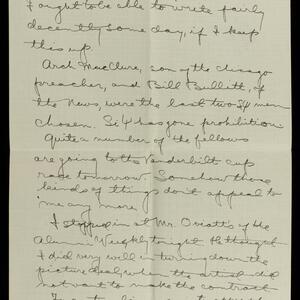 a page of handwritten text