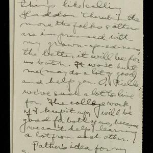 a page of handwritten text