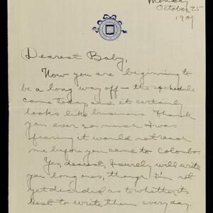 a page of handwritten text