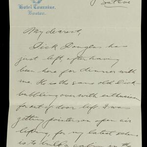 a page of handwritten text