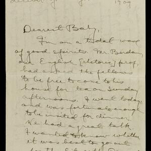 a page of handwritten text