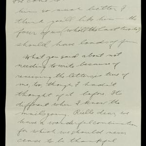 a page of handwritten text