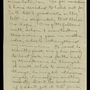 a page of handwritten text