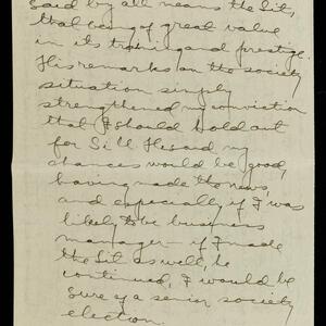 a page of handwritten text