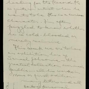 a page of handwritten text