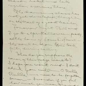 a page of handwritten text