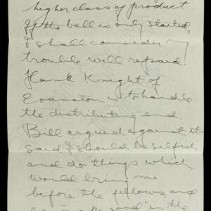 a page of handwritten text