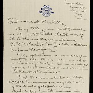 a page of handwritten text