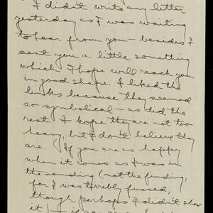 a page of handwritten text