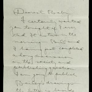 a page of handwritten text