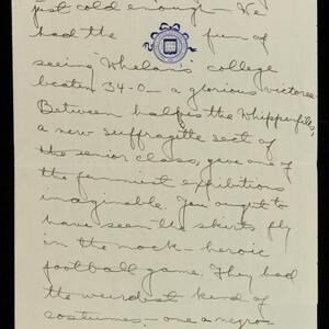 a page of handwritten text