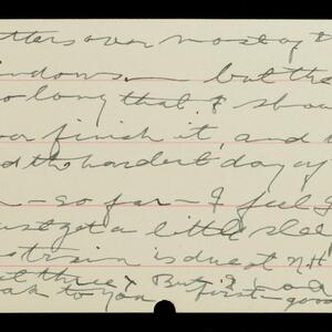 a page of handwritten text