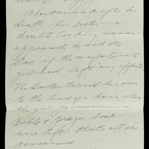 a page of handwritten text