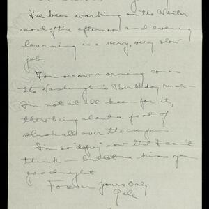 a page of handwritten text