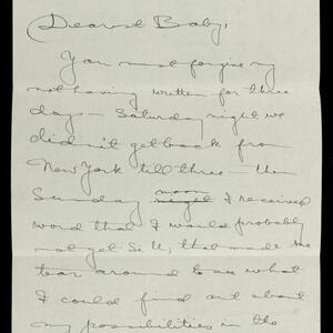 a page of handwritten text