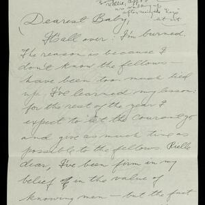 a page of handwritten text