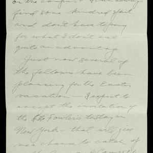 a page of handwritten text
