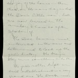 a page of handwritten text