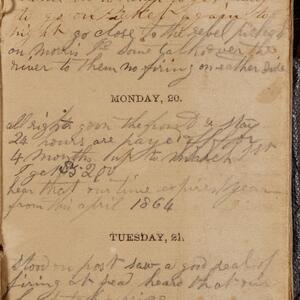 a page of handwritten text