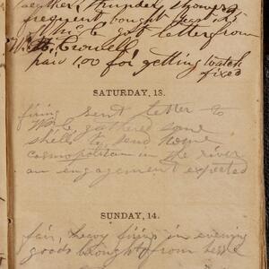 a page of handwritten text