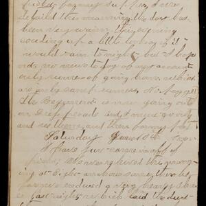 a page of handwritten text