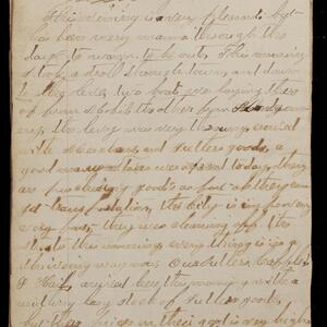 a page of handwritten text