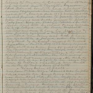 a page of handwritten text