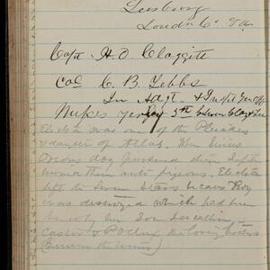 a page of handwritten text