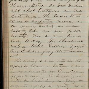 a page of handwritten text