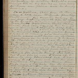 a page of handwritten text