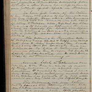 a page of handwritten text