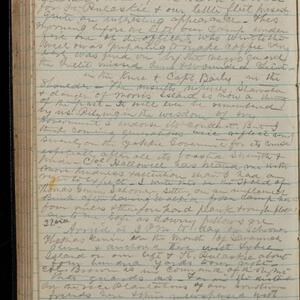 a page of handwritten text