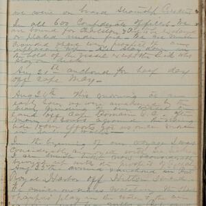 a page of handwritten text