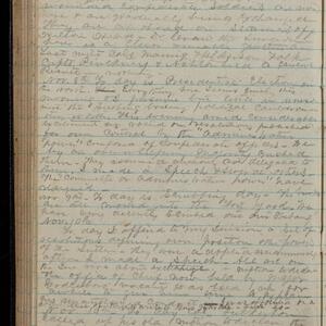 a page of handwritten text
