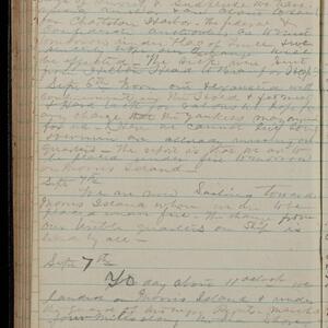 a page of handwritten text